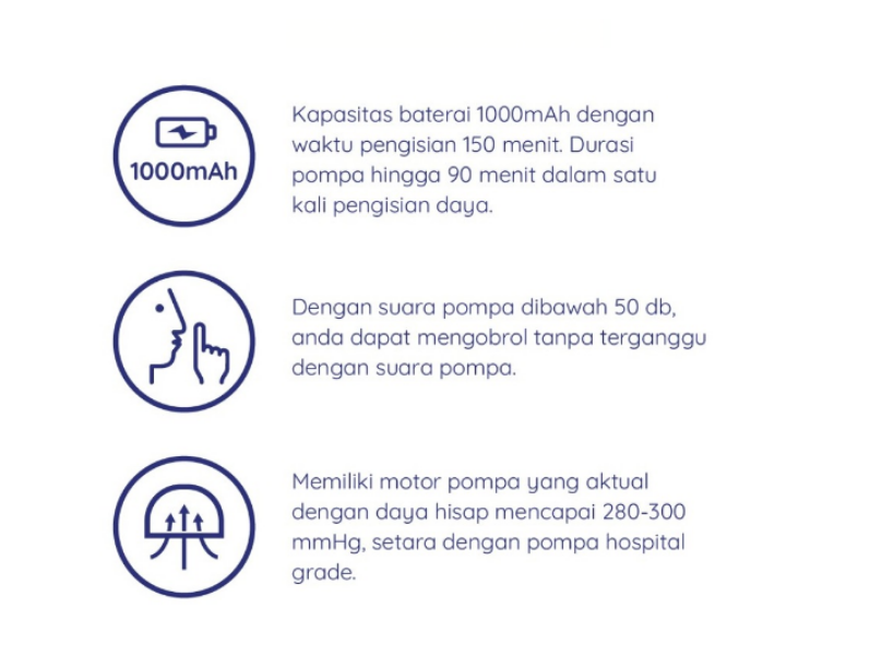 Gabag Kolibri Maximo Breastpump - Gambar 4