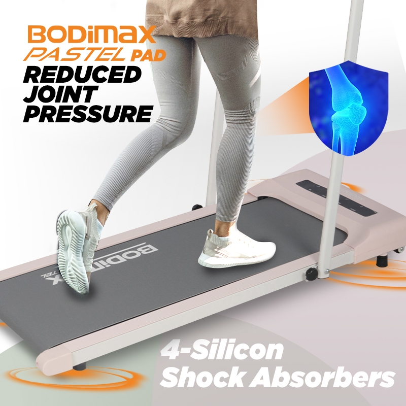 Bodimax Running Pad Treadmill Pastel - Pink - Gambar 7