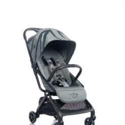 Easywalker Mini S Auto Fold Stroller x Mmehuillet – Sutton Grey