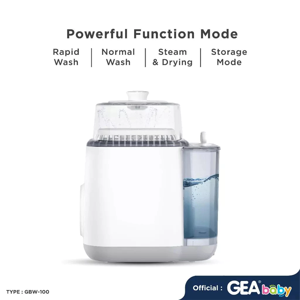 Gea Baby GBW-100 Deluxe Auto Bottle Washer & Sterilizer Dryer - Gambar 4