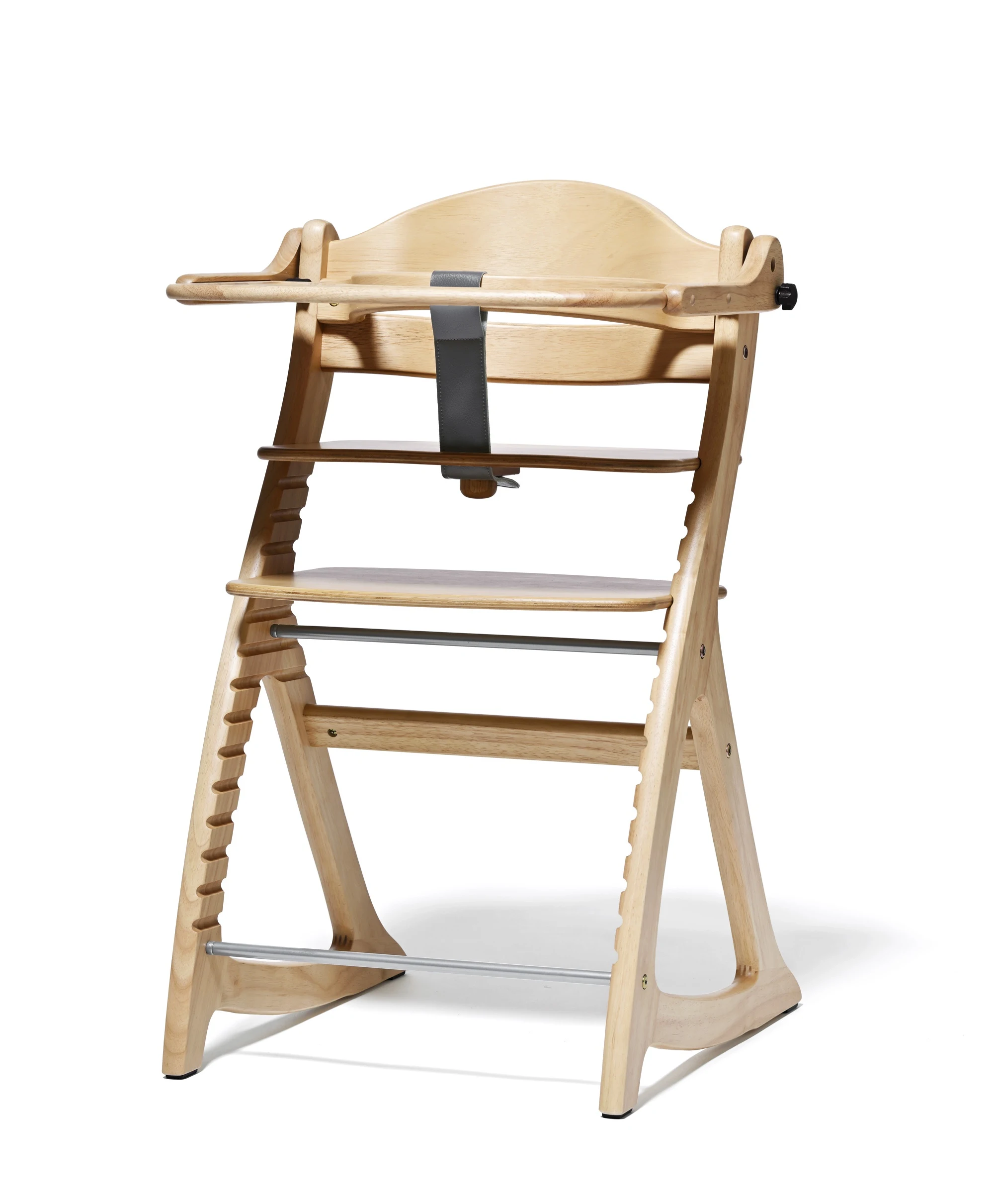 Yamatoya Sukusuku GL High Chair With Table & Guard – Natural - Gambar 8