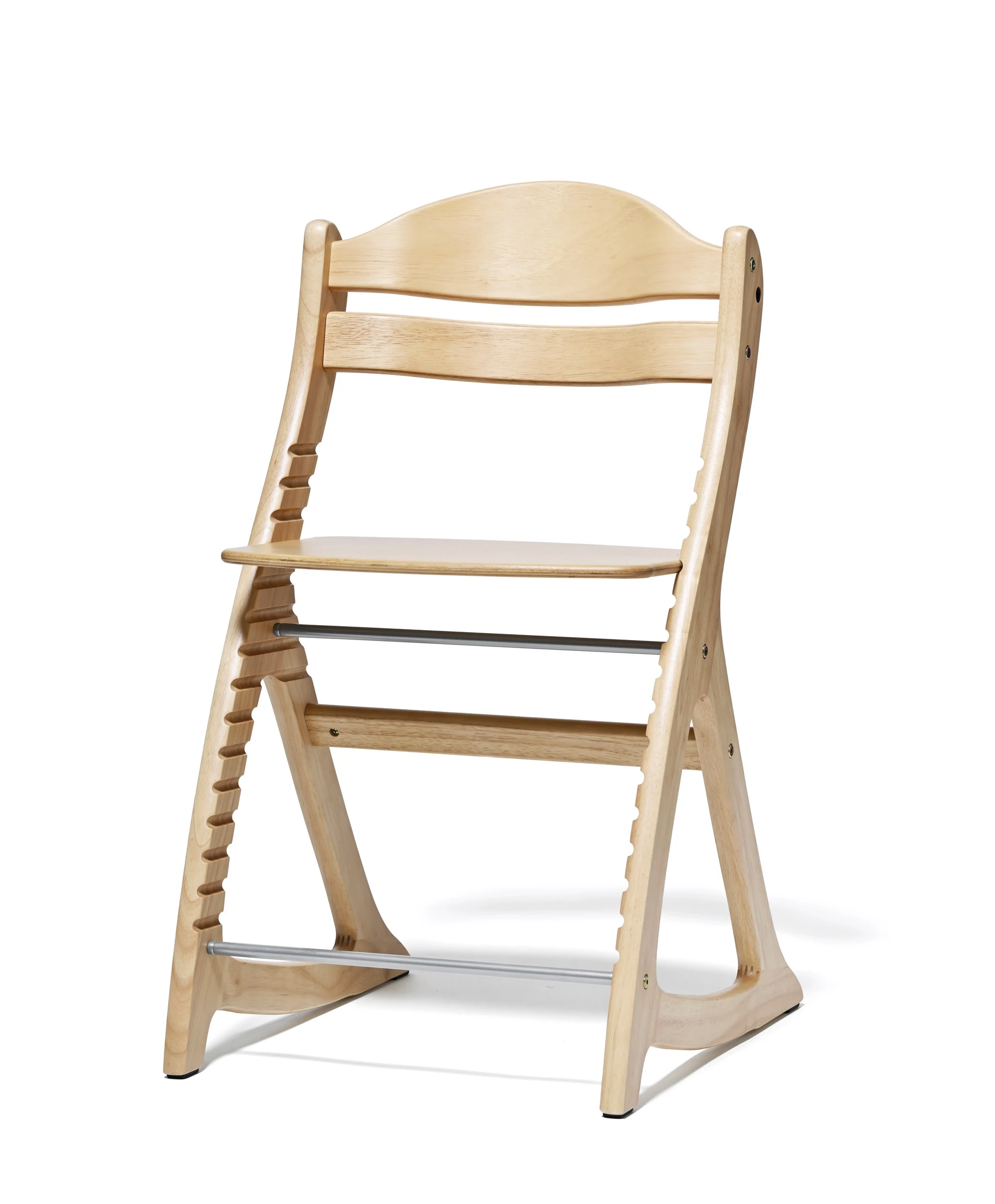 Yamatoya Sukusuku GL High Chair With Table & Guard – Natural - Gambar 6